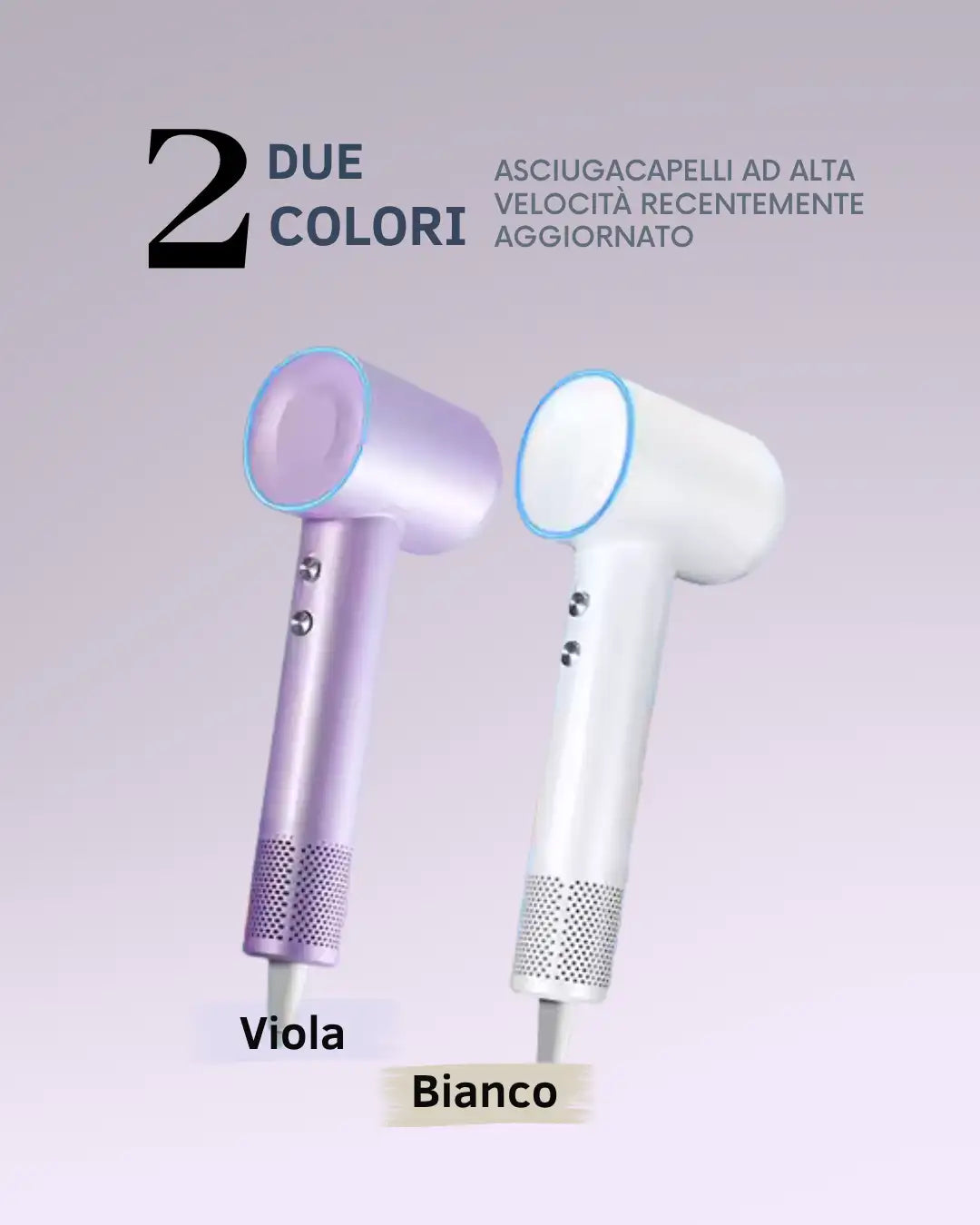 ✨ Asciugacapelli professionale: capelli luminosi. In pochi minuti.